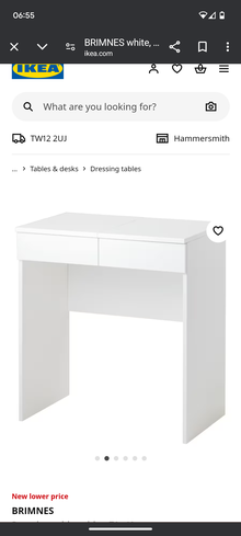 Photo of free IKEA desk (TW12) #1