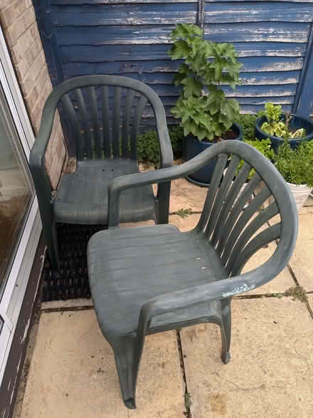 Photo of free Pair of garden chairs (Woodstock OX20) #1