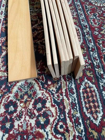 Photo of free 8 Wooden bed slats (Brickhill, Bedford) #2
