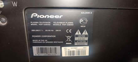 Photo of free Plasma TV, Pioneer (Stretford M32) #1