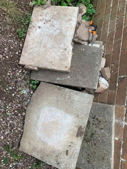 Photo of free Assortment of Flag stones & unused house fire alarms (Upton CH49) #2