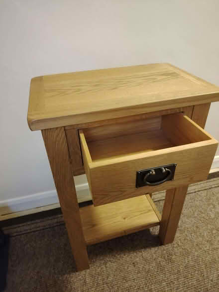 Photo of free New Solid Oak Telephone / Console Table (Bickley BR1) #2