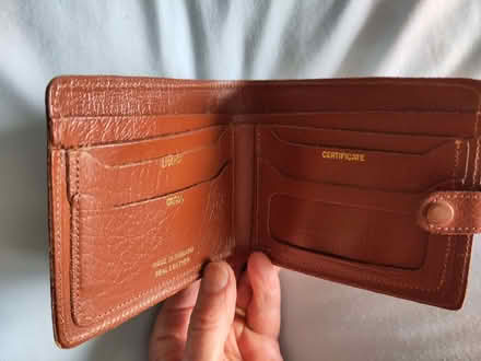 Photo of free Brown leather wallet (Old Coulsdon CR5) #1