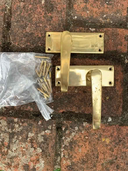 Photo of free Brass door handles (Midhurst) #1