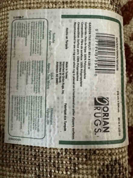 Photo of free 7.5 X 10 Foot Rug (Glenview IL) #3