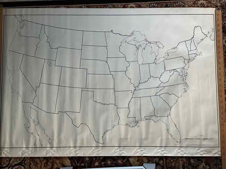 Photo of free Outline Map of U.S.l (near Cabin John Village) #1