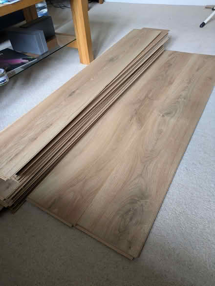 Photo of free Oak-effect laminate flooring (Hertford SG14) #1