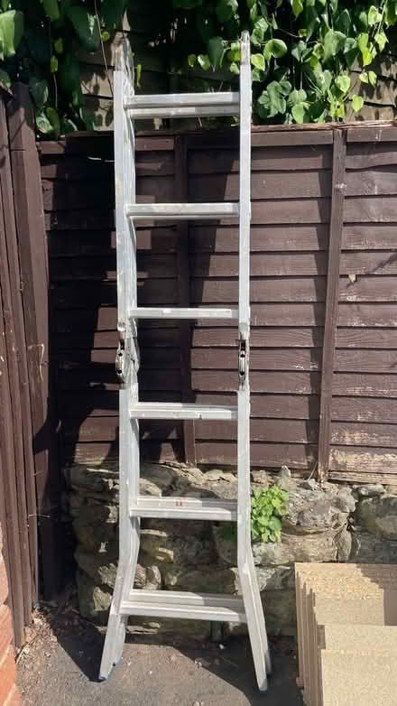 Photo of free Metal step ladder (Leominster HR6) #1