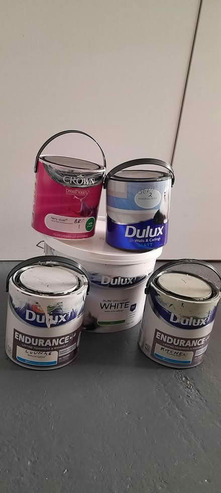Photo of free Various Emulsion paints (North Shields NE30) #1