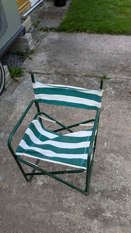 Photo of free Folding garden chair (for repair) (North Wootton BA4) #1