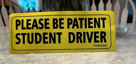 Photo of free Student driver magnet for car (Arlington - Cherrydale) #1