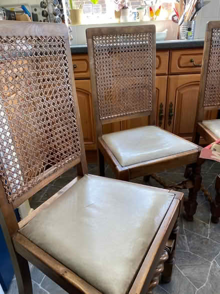 Photo of free Set of 4 wooden dining chairs (Hollingbury BN1) #3