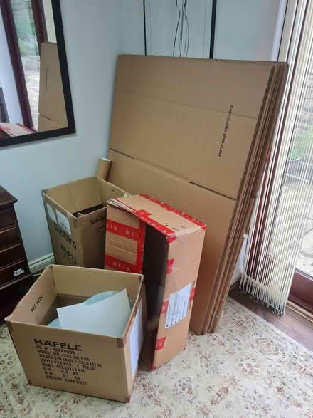 Photo of free Cardboard packing / moving boxes (Brimscombe) #1