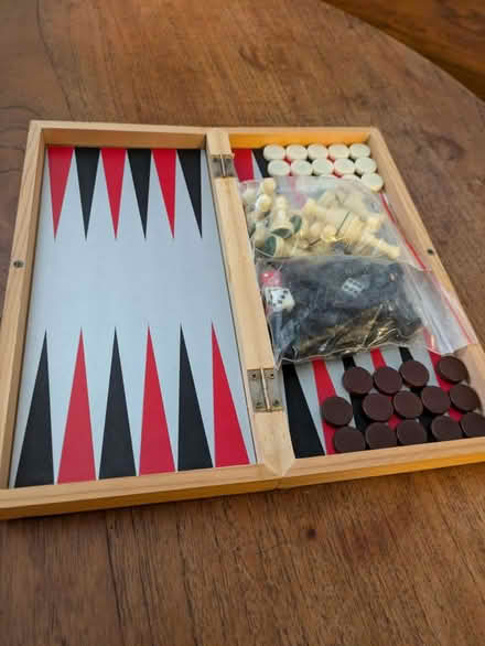 Photo of free Chest, checkers,cans backgammon (Castro Valley) #2