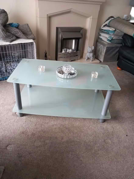 Photo of free Glass coffee table (Corby Hill CA4) #1