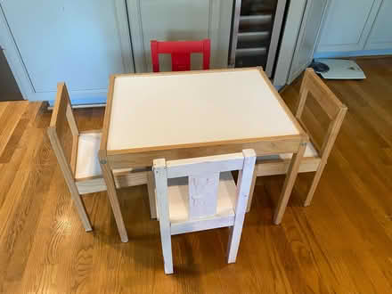 Photo of free Ikea Kids' table and chairs (Clarendon) #1