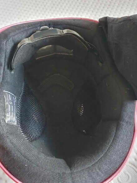 Photo of free red no fear skiing helmet size small (AB32) #3
