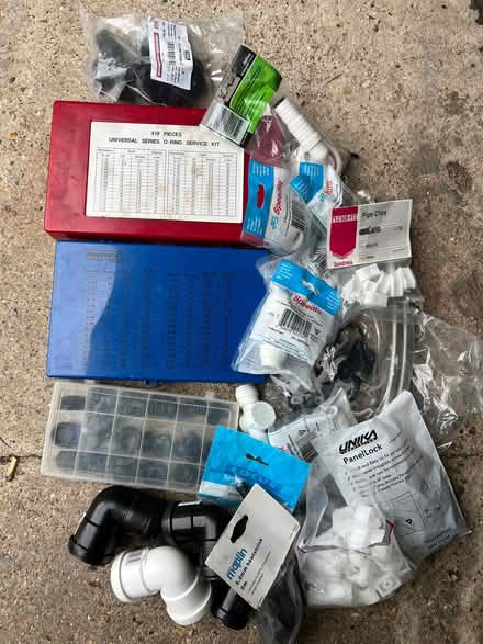 Photo of free Assorted plumbing bits (Knotty Green HP9) #1