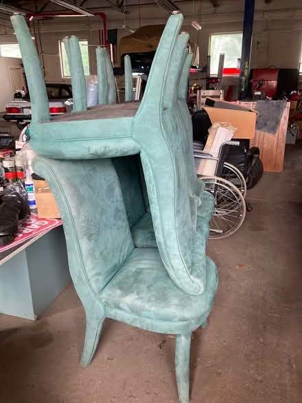 Photo of free Fabric dining chairs (Yono brokerage services) #1