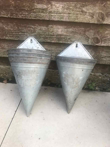 Photo of free Wall - hung metal planters (Waterlooville) #1