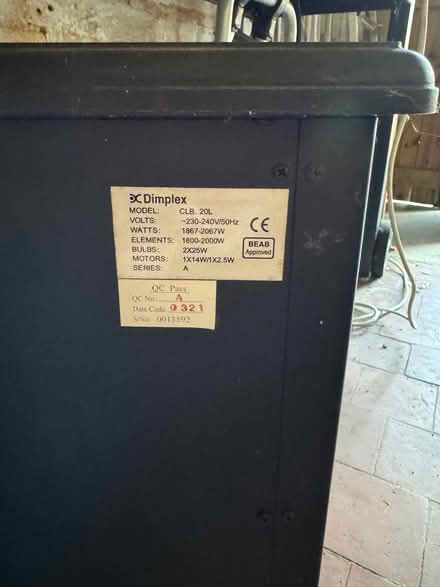 Photo of free Dimplex - CLB20L Flame Effect Fire (Hook Heath GU21) #2