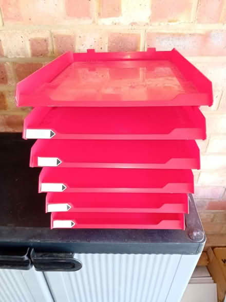 Photo of free Set of 6 A4 size filing trays (Eastbourne BN21) #1