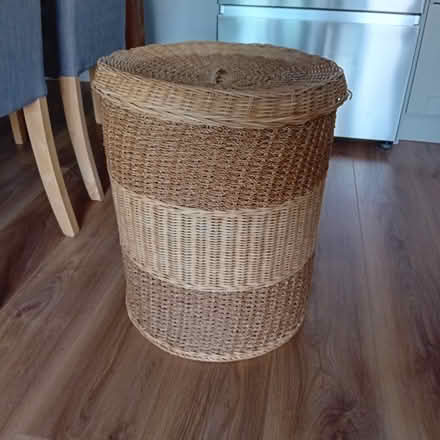 Photo of free Wicker Laundry Basket (Hoddesdon EN11) #1
