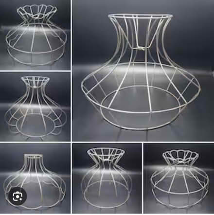Photo of Old redundant lampshade /frames (Windsor) #1