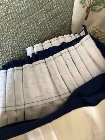 Photo of free Navy curtains (Horsham, Lambs Farm Rd area) #3