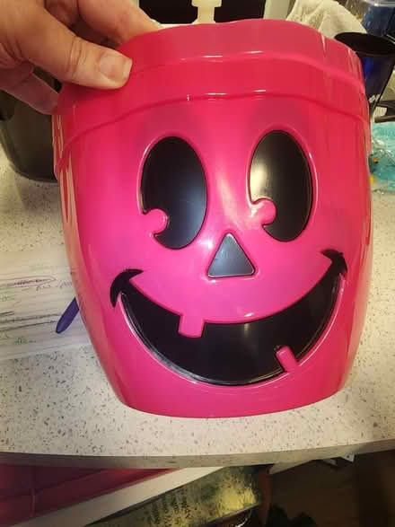 Photo of free NEW Pink pumpkin buckets (Manchester) #1