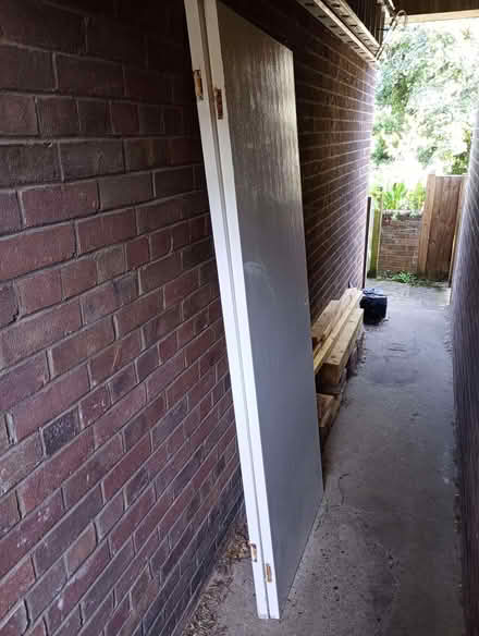 Photo of free 2 x 1950's doors (Lakenham NR1) #1