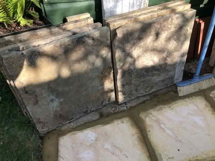 Photo of free 6 x 450mm paving slabs (Hertford SG14) #1