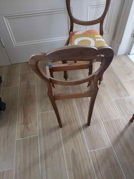 Photo of free Two dining chairs (Nooklands PR2) #3
