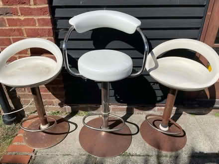 Photo of free 4 bar stools (Bicknacre CM3) #1