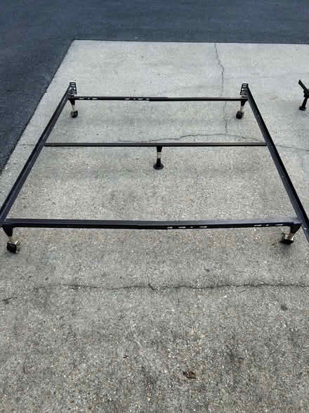 Photo of free Twin/queen bed frames+box spring (Dunkirk) #3