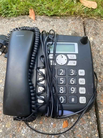 Photo of free Silver Crest Black Phone (Riverhead) #1