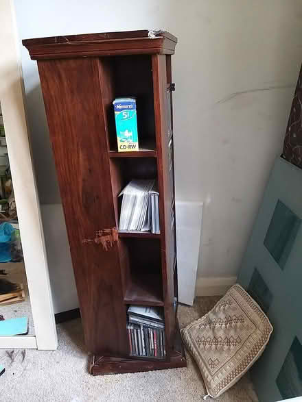 Photo of free Rotating CD/DVD tower (Woodley, RG5) #2