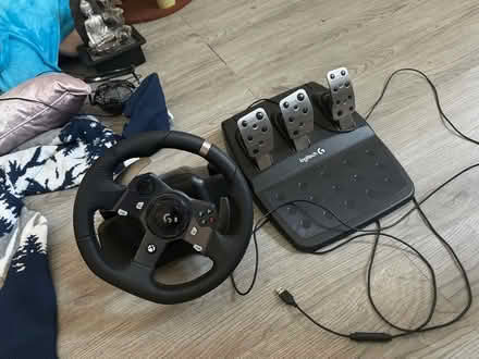 Photo of free Logitech steering wheel set (DE23) #1
