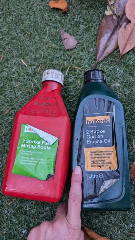 Photo of free 2 stoke oil and mixing bottle (Southport PR8) #1