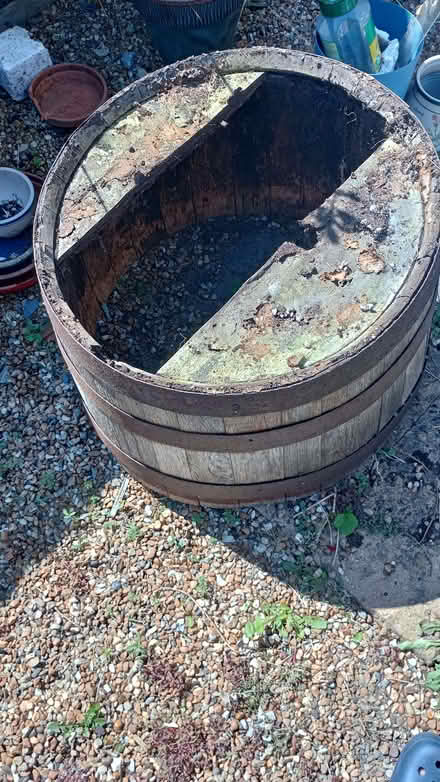 Photo of free Garden Barrel, Needs Bottom (CT11) #1
