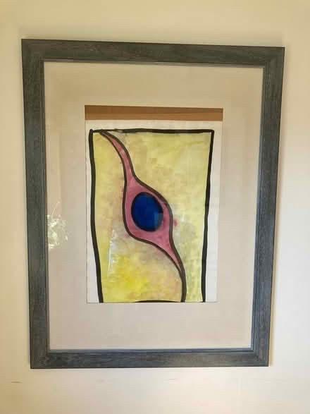 Photo of free Large framed abstract art (Gilmerton EH17) #1