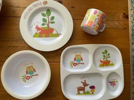 Photo of free Children’s crockery (2 sets) (Bisley, GU24) #1