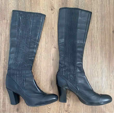 Photo of free Long black boots (size 5) Clarkes (Witney OX28) #1