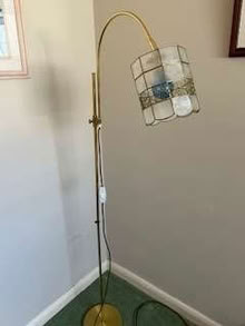 Photo of free Brass adjustable standard lamp (Lydiard Millicent SN5) #1