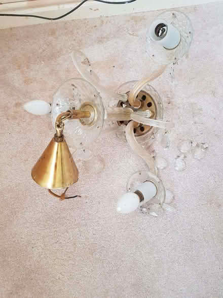 Photo of free chandelier type lamp (1) (Noctorum CH43) #2