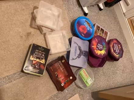 Photo of free Empty tins and sweet boxes (Ashington NE63) #1