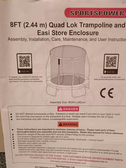Photo of free 8ft trampoline (Bennetts End, HP3) #3