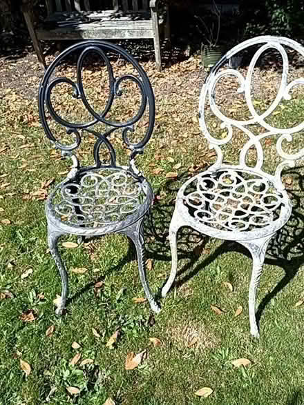Photo of free Pair of patio/garden chairs (Sidley TN40) #1