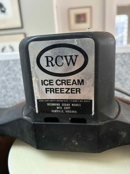 Photo of free Electric ice cream churn (Surrey Hills) #2