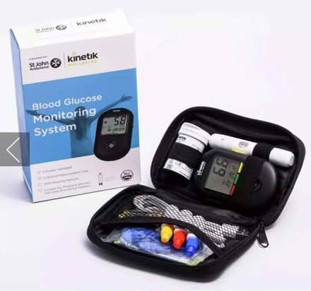 Photo of Glucose monitoring kit: machine, lancets testrips for GB710 (Winnersh RG41) #1